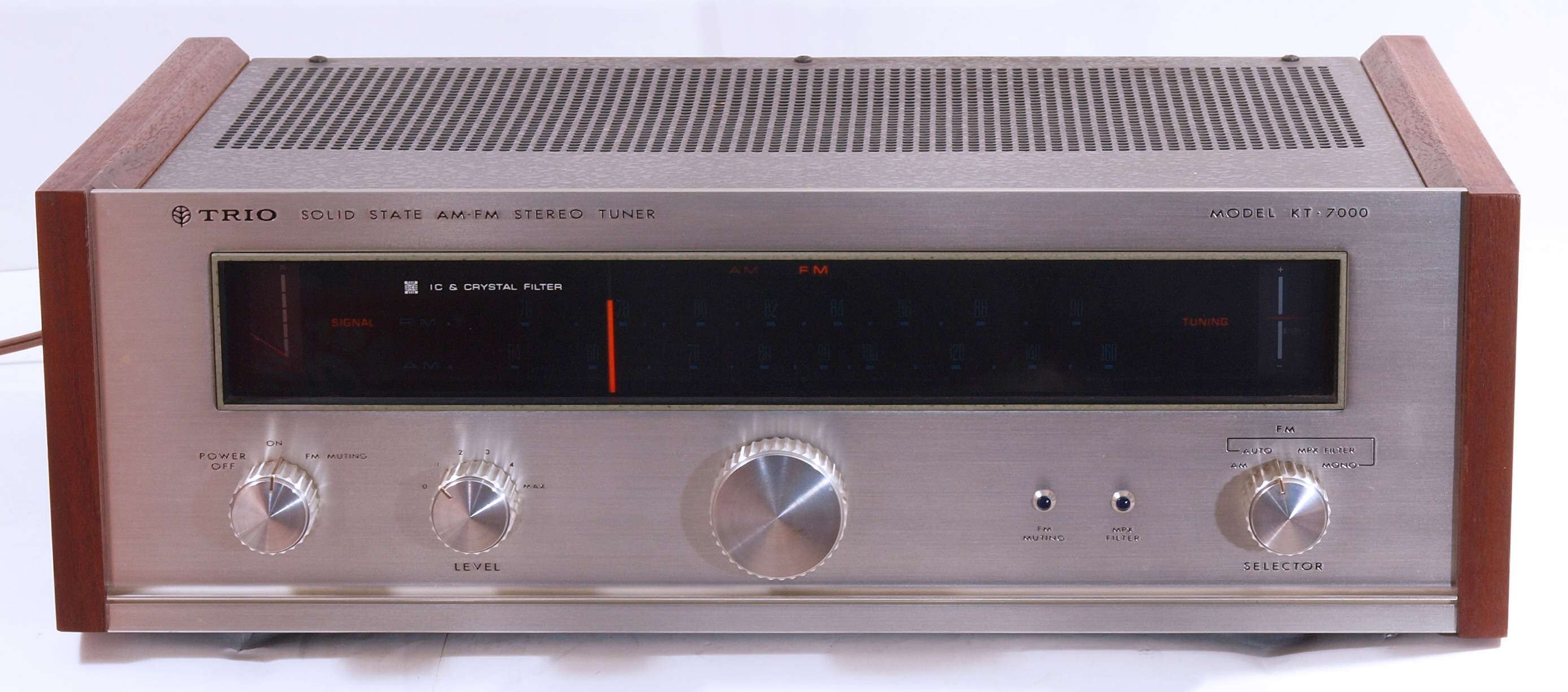 オーディオ機器TRIO　AM/FMチューナー　KT-7X