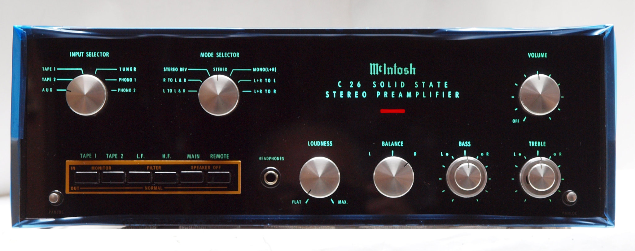 AC120V50Hz60Hzマッキントッシュ McIntosh C26 プリアンプ プチ整備済み・完動品