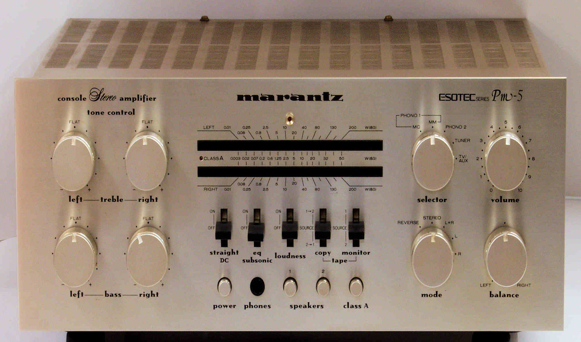 Marantz マランツ ステレオ アンプ PM-5 | cienciahoy.org.ar